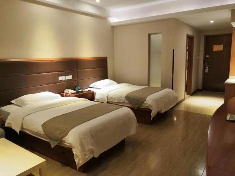 Greentree Inn Shanghai Caohejing Development Zone Songjiang Park Jiuxin Road Business Hotel Eksteriør billede