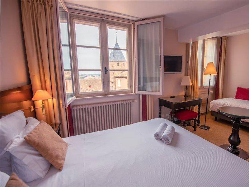Hotel Le Donjon - Coeur De La Cite Medievale Carcassonne Eksteriør billede