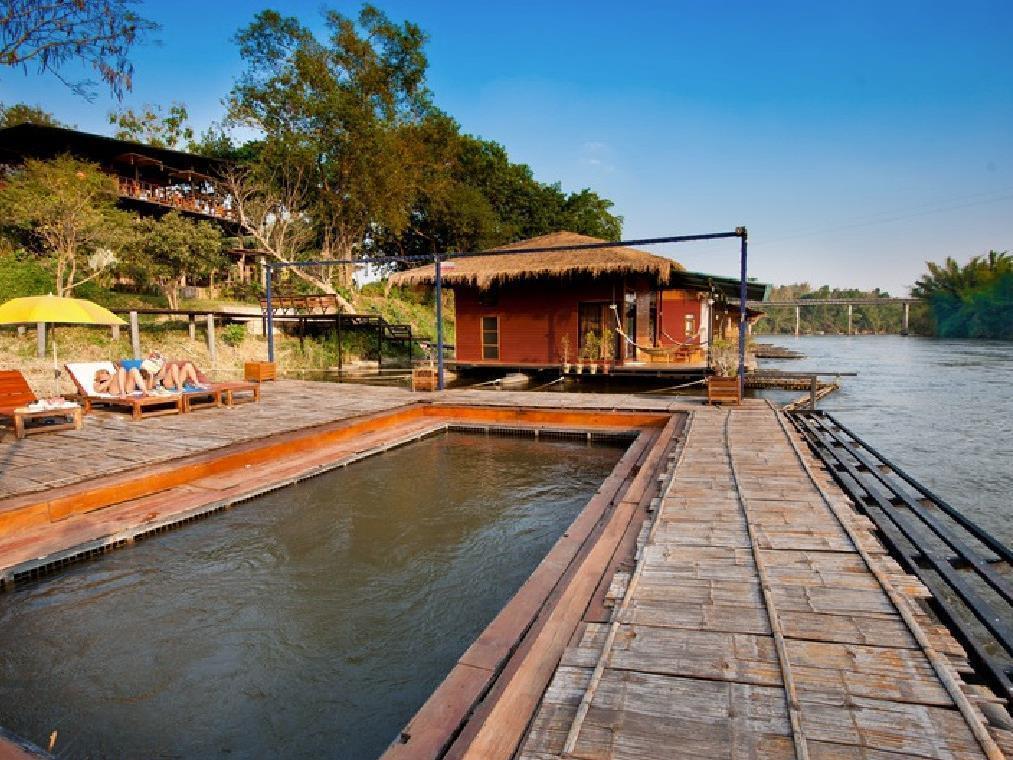 Boutique Raft Resort, River Kwai Ban Huai Maenam Noi Eksteriør billede