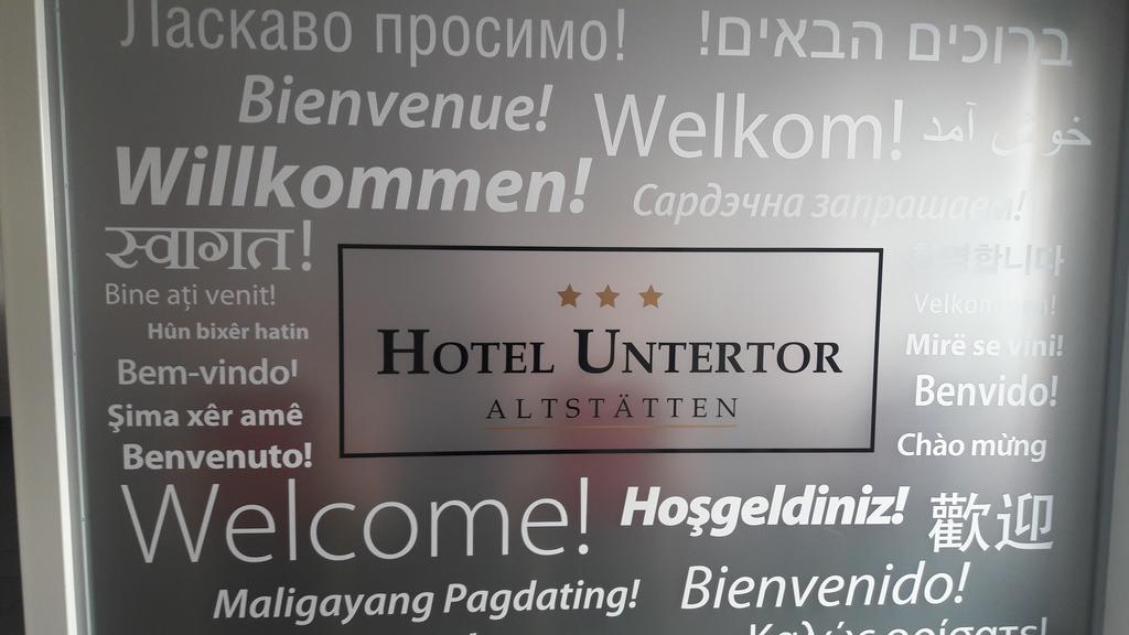 Hotel Untertor Altstätten Eksteriør billede
