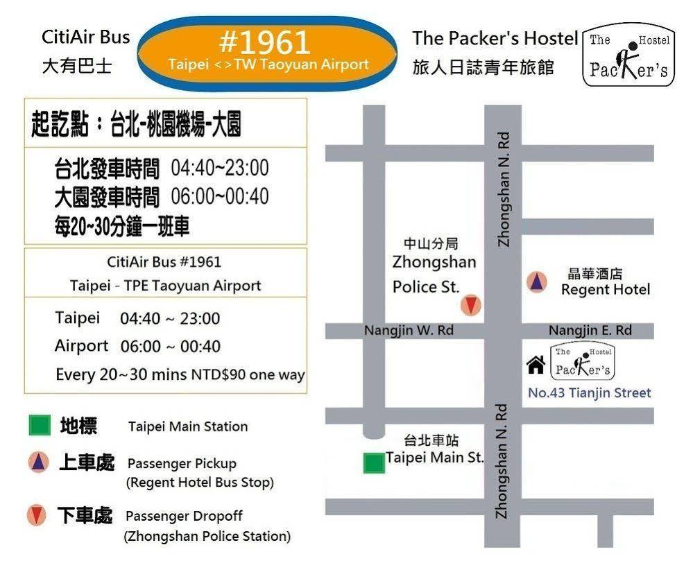 The Packer'S Hostel Taipei Eksteriør billede