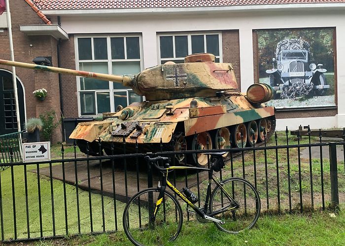 Arnhems Oorlogsmuseum 40-45 Today I cycled in the north of Arnhem and came across this (what i ... photo