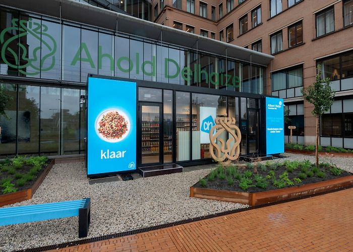 Museumwinkel Albert Heijn 14 m² vol techniek: Albert Heijn test digitaal winkeltje photo