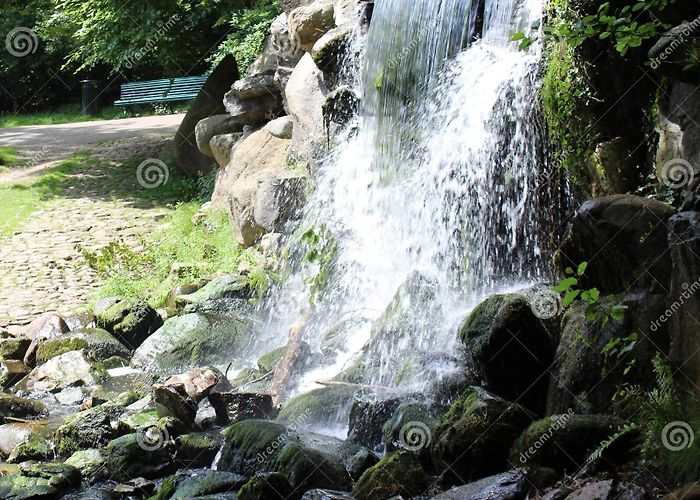 Park Sonsbeek Waterfall in Sonsbeek stock photo. Image of environment - 196976798 photo