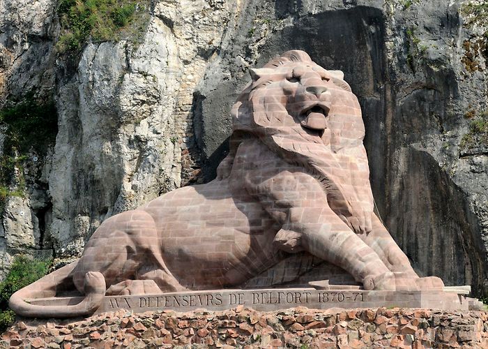 Lion de Belfort Gardien monument GC7B8E6 Le Lion de Belfort - Virtual Reward (Virtual Cache) in ... photo