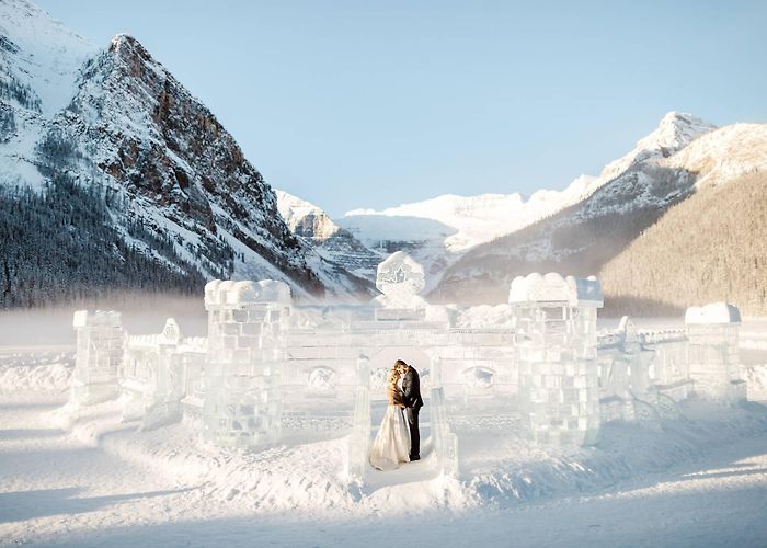 Fairmont Chateau Lake Louise Fairmont Chateau Lake Louise Wedding Photography in Winter | Film ... photo