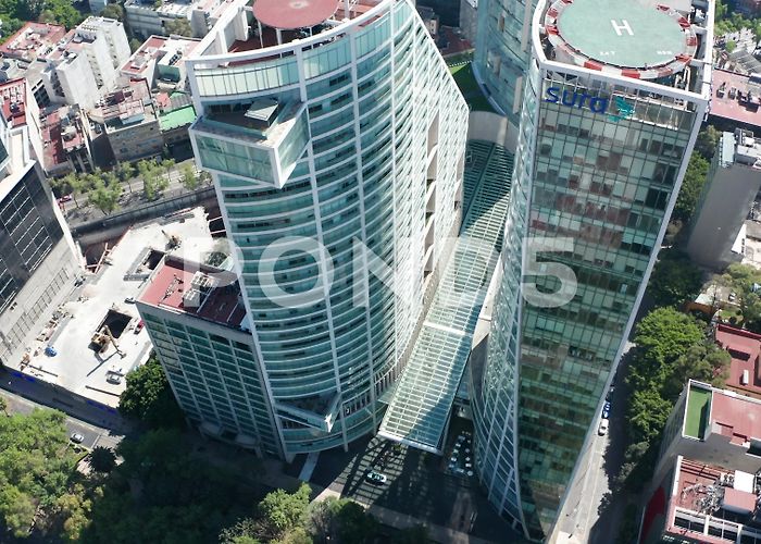 Reforma 222 Mexico City Paseo de la Reforma 222 Dron... | Stock Video | Pond5 photo