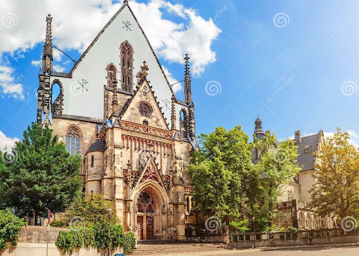St Thomas Church Thomaskirche View of Architecture and Facade of St. Thomas Church Thomaskirche ... photo