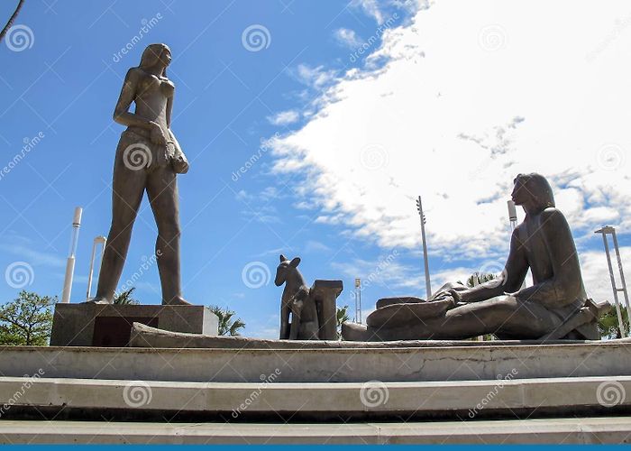 Iracema Statue - Macuripe Iracema Do Mucuripe Statue in a Square in the City of Fortaleza ... photo