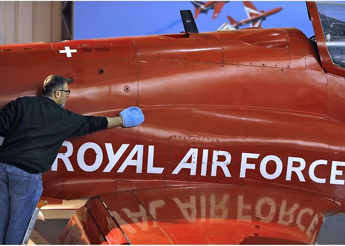 National Museum of Flight Concorde and Red Arrows marking milestone at National Museum of ... photo