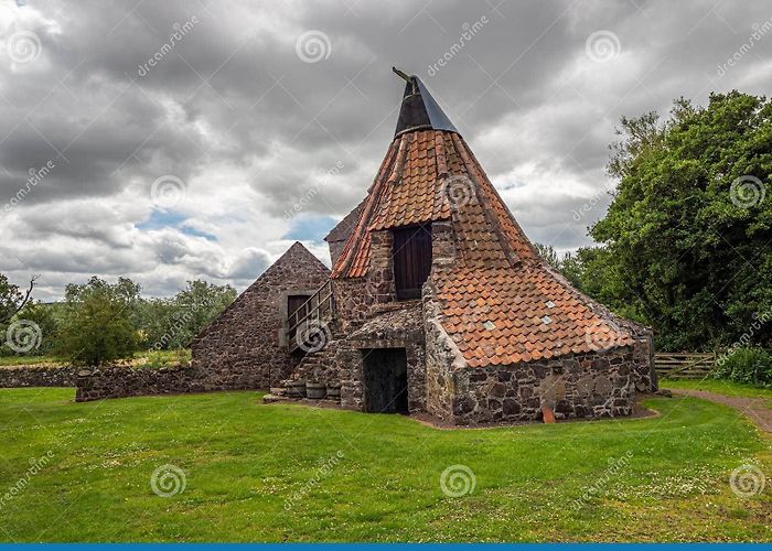 Preston Mill & Phantassie Doocot Mill The Round Kiln at Preston Mill, Scotland Stock Image - Image of ... photo