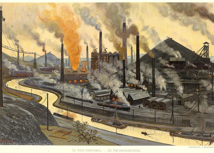 Pierre Paulus du Chatelet Chromolitho de l'artiste belge Pierre Paulus de Châtelet photo