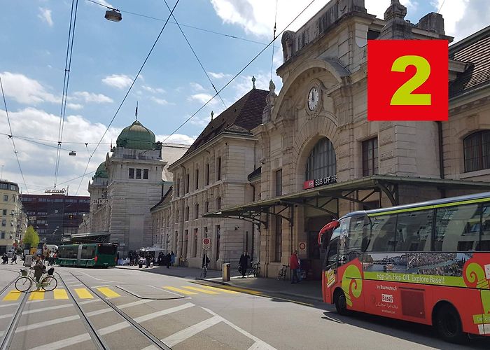 Basel SBB 02 Basel SBB Trainstation - Basel City Tour Sightseeing Bus photo