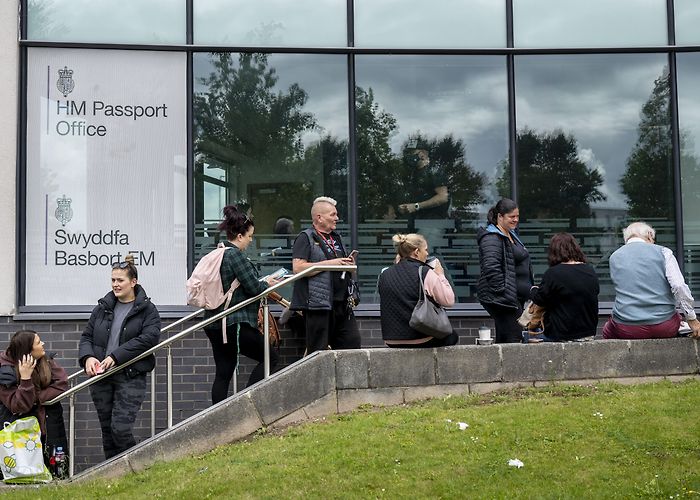 Newport HM Passport Office I'm a dad and I've invented a clever hack to skip 10-week long ... photo