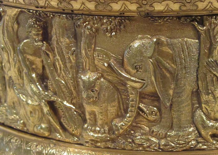 The Clock Museum From the Collection–Table Clock with Orpheus Frieze – Milwaukee ... photo