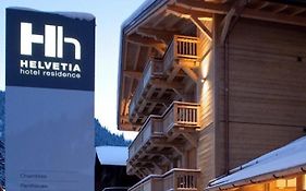 Helvetia Hotel Morgins Exterior photo