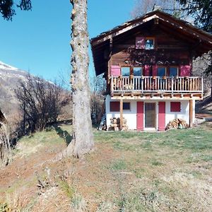 Idyllic Chalet In Evolene, With View On The Dent Blanche And The Mountains Lejlighed Exterior photo