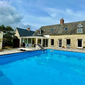 Maison Vue Mer Avec Piscine Villa Sainte-Marie-du-Mont  Exterior photo