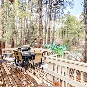 Pet-Friendly Pine Cabin With Fire Pit 2 Mi To Trail Villa Exterior photo