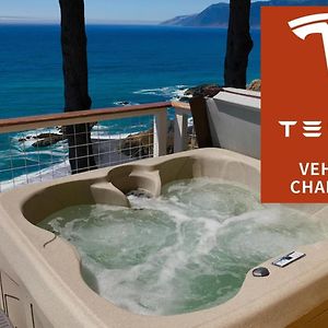 Gorgeous Oceanview, By Oceanviewhottubs Oceanfront! Shelter Cove, Ca Tesla Ev Station Lejlighed Exterior photo