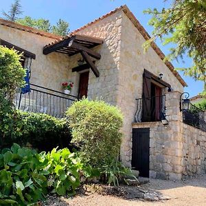 Maison En Pierre De Taille Avec Jardin Et Vue Montagnes Villa Cipières Exterior photo