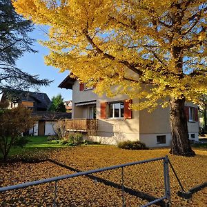 Swiss Chalet Direkt Am Thunersee Lejlighed Exterior photo