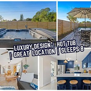 Luxury Design, Hot Tub, Close Proximity To Beach Villa Melbourne Exterior photo