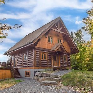 Log Cabin Home With Lake And Mountain View By Reserver.Ca Sainte-Adèle Exterior photo